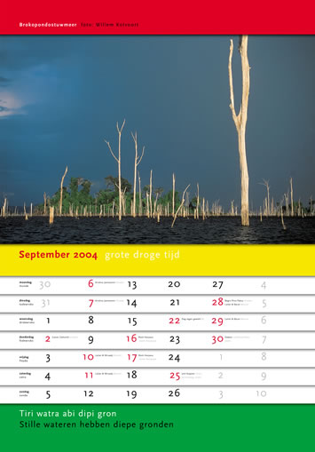 Suriname kalender 2004